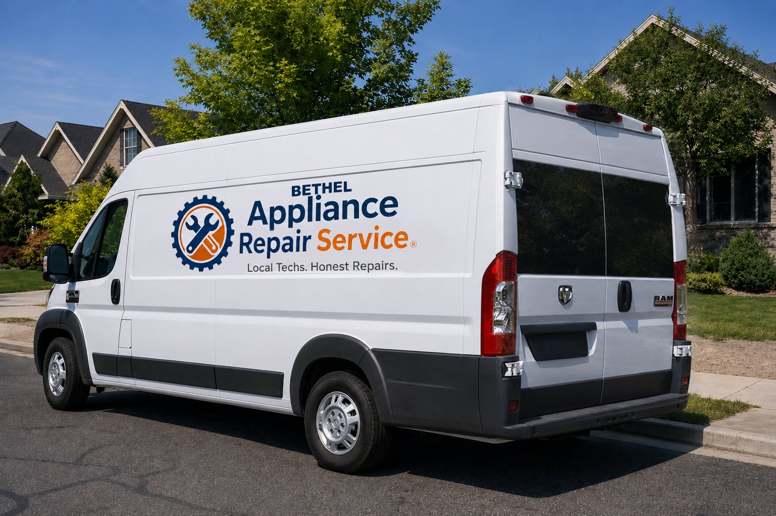 Bethel Appliance Repair Service van